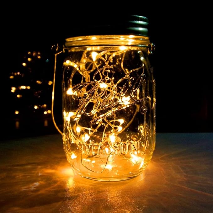 ZGWJ 8 Pack Fairy Lights Battery Operated, 7ft 20 Mini LED Fairy String Lights Silver Wire 3 Modes for DIY, Parties, Wedding, Bedroom, Halloween Christmas Decoration Warm White