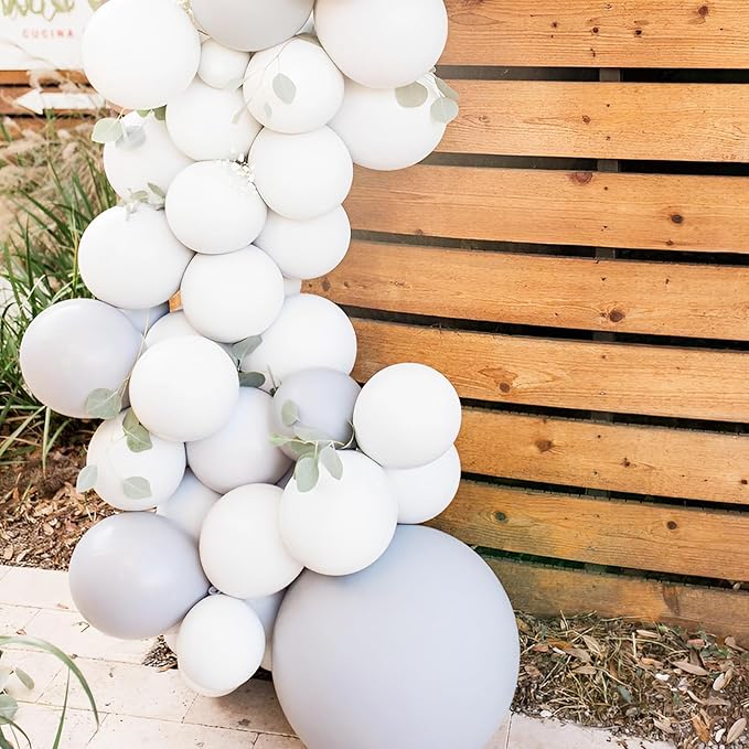 Gray Balloons, 66pack 12inch Grey Latex Party Balloons for Graduation, Wedding, Birthday, Gender Reveal, Baby Shower, Bridal Shower, Anniversary Party Decorations