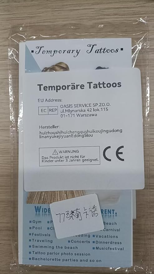 Yazhiji 77sheets Waterproof Temporary Tattoo for Girls or Boys Kids 17sheets Larger Half Arm Lion Wolf Owl Elk Snake Butterfly Rose Fake Tattoos for Men or Women And 60 sheets Tiny Tattoo Sticker