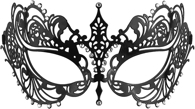 Exlinonline Lace Masquerade Mask Elastic,Fit for Adult,Soft Gentle Material,Specially For Costume,Thememed Party