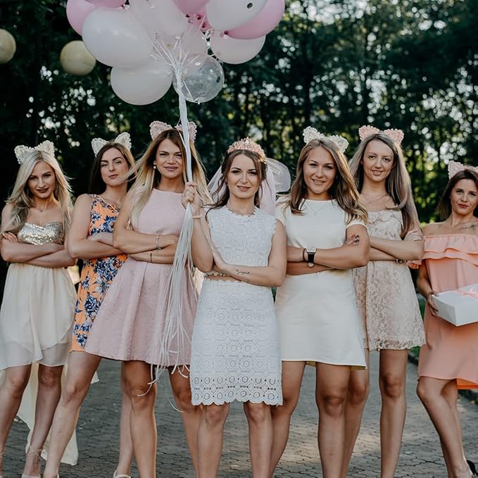 AOPRIE Birthday Crown and Queen Sash - Rose Gold Tiara for Women, Princess Crown With Rhinestone - Happy Birthday Accessories Party Favor