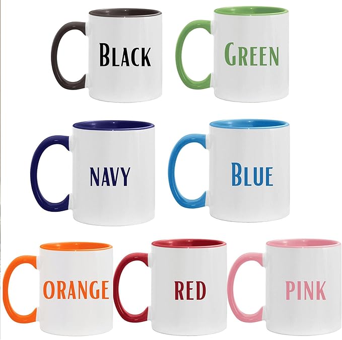 Bright And Joyful Christmas Inflated 3D Wrap Mugs, Two-Tone Accent Ceramic Coffee Drinking Cups, 11oz 15oz