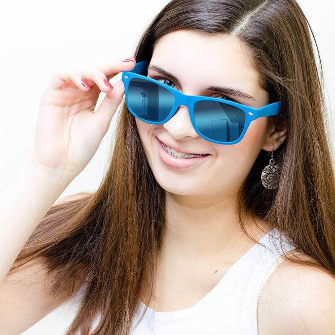 Eyegla Sunglasses Bulk Adults Party Sunglasses 80s Glasses Shades for Party Favors 8/10/20/30Pack