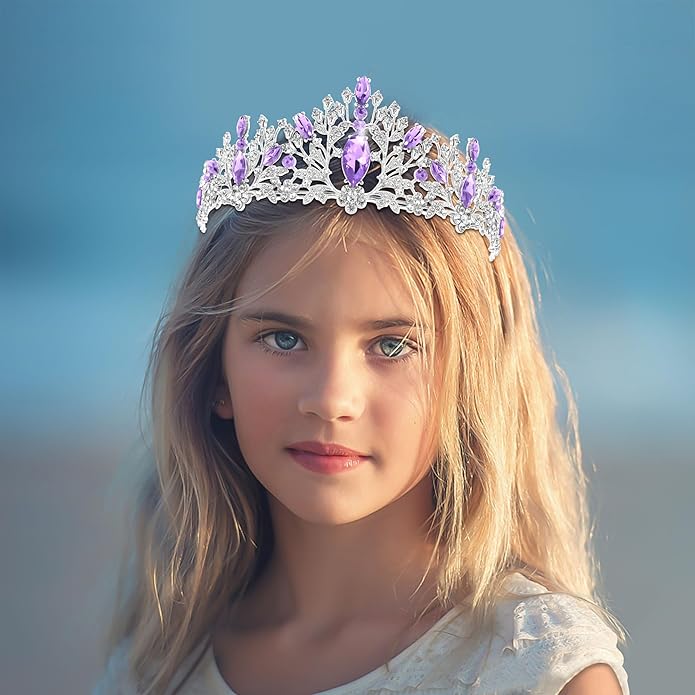 TAROSE Crowns for Women and Girls, Queen Crystal Gold Silver Tiaras with White Rhinestone and Combs, Goddess Crown for Wedding Bride Birthday Princess Bridal Shower Hair Accessories for Women