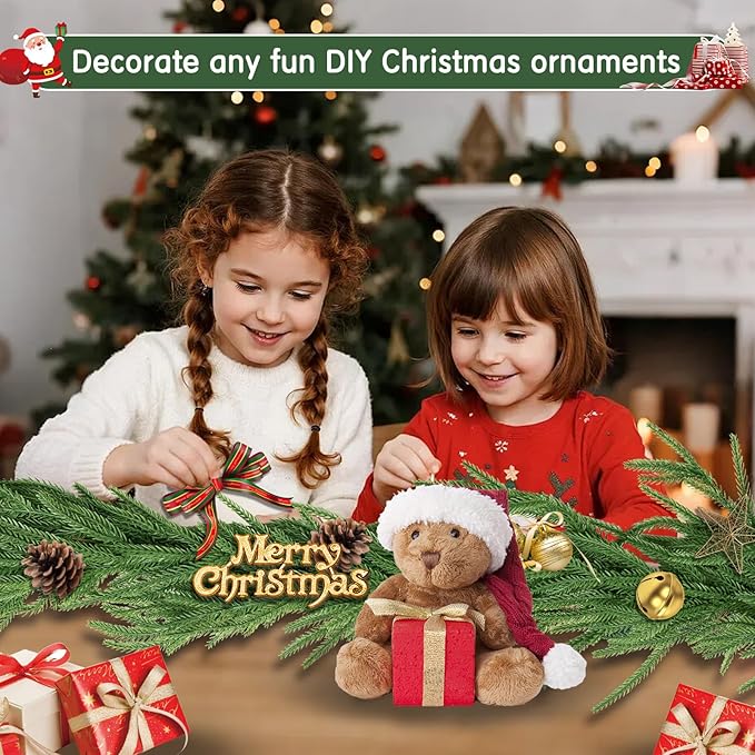 5FT Christmas Garlands Norfolk Pine Garland, Artificial Greenery Garland for Mantle, Table, Stairs, Indoor Outdoor Christmas Decoration