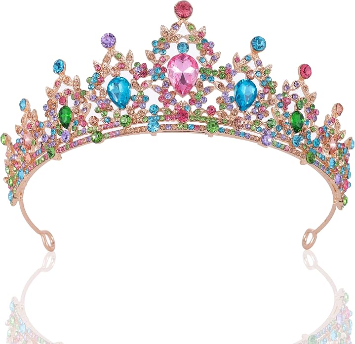 Kamirola - Queen Crown and Tiaras Princess Crown for Women and Girls Crystal Headbands for Bridal, Princess for Wedding and Party(01)