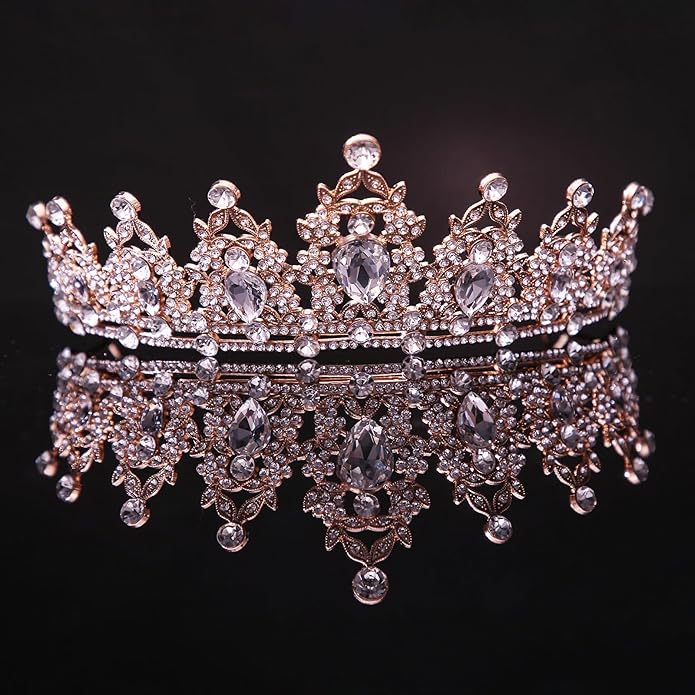 Kamirola - Queen Crown and Tiaras Princess Crown for Women and Girls Crystal Headbands for Bridal, Princess for Wedding and Party(01)