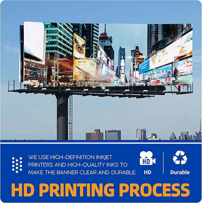 Custom Vinyl Banners And Signs Customize for Business Event Outdoor, Personalized Banner Customize Full Color Photos Text, Customized banner Decoration for Birthday Party Graduation Wedding 2'x6'