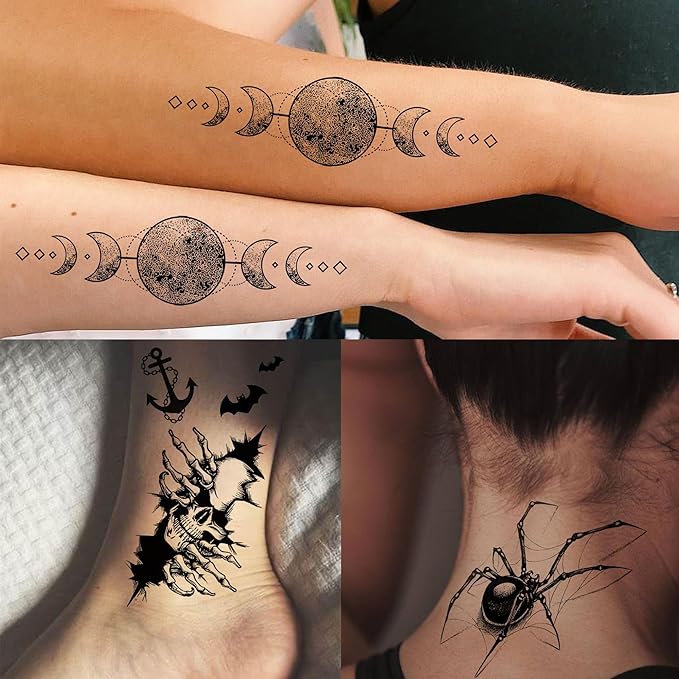 70 Sheets Watercolor Planets Galaxy Temporary Tattoos For Women Men Kids Boys Girls, 3D Star Universe Solar System Waterproof Half Arm Sleeve Tattoos For Adult, Forearm Fake Tattoo Sticker Outer Space