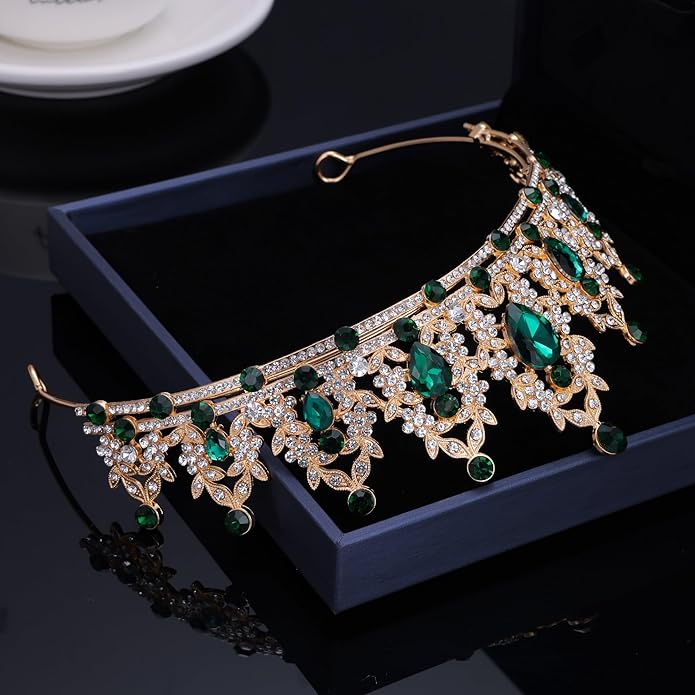 Kamirola - Queen Crown and Tiaras Princess Crown for Women and Girls Crystal Headbands for Bridal, Princess for Wedding and Party(01)