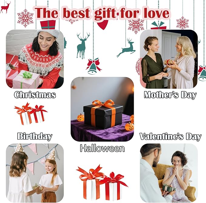 Stained Glass Window Hanging 4 Pcs Set Blue Ocean Coconut Tree Scenery Large 11.8" - Suncatcher Door Garden Sun Catcher Decor Birthday Christmas for Mom Woman Nana Men