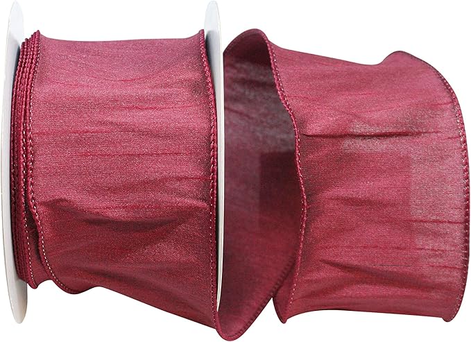 Reliant Ribbon 92975W-090-40F Ribbon, 2-1/2 inch X 10 Yards, Burgundy