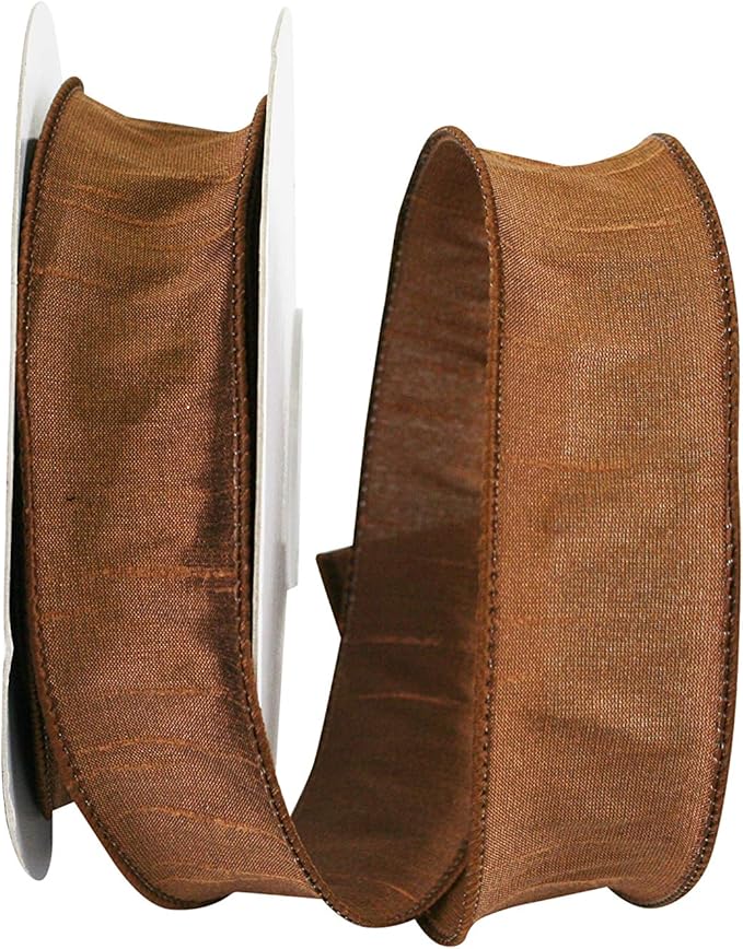 Reliant Ribbon 92975W-092-09H Ribbon, 1-1/2 Inch X 20 Yards, Brown
