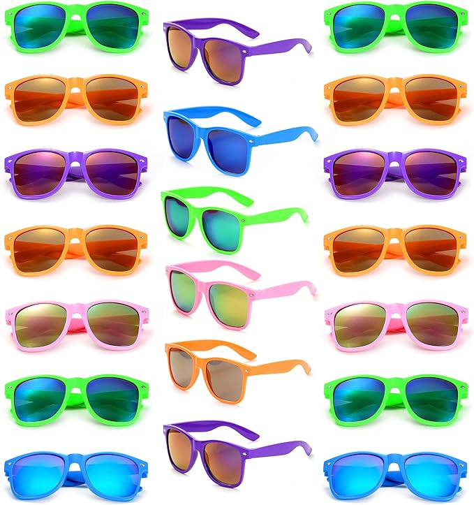 Eyegla Sunglasses Bulk Adults Party Sunglasses 80s Shades Eyewear Party Favors Glasses 10/20 Pack