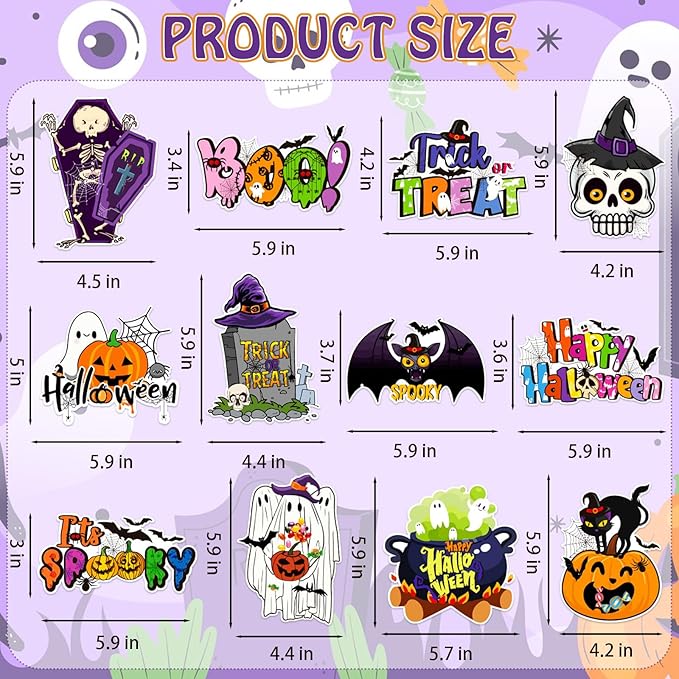 48Pcs Halloween Hanging Swirl Decorations, Cute Pumpkin Ghost Bat Ceiling Hanging Swirls Halloween Party Hanging Swirls Streamers for Trick or Treat Birthday Baby Shower Party Decor Supplies