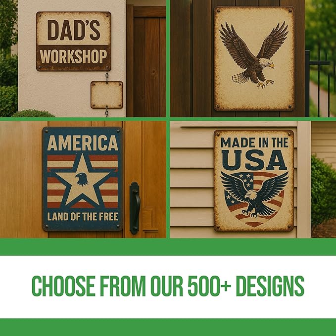 BABY CUDDLE BOX Custom Outdoor Signs by BCB – Heavy-Duty 1mm Thick Personalized Wall Art | Vintage Outdoor Decor for Yard, Street, Garage & Garden | Multiple Sizes | Made in USA