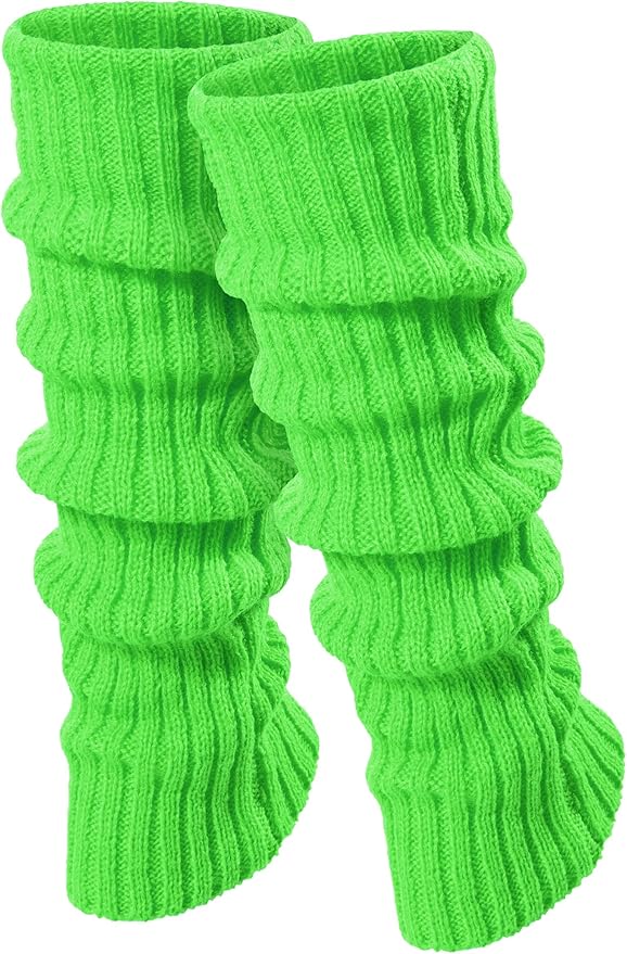 80S Fancy Dress Costume Accessories Headband Errings Fishnet Gloves Necklace Bracelt Leg Warmers Party Outfit Set