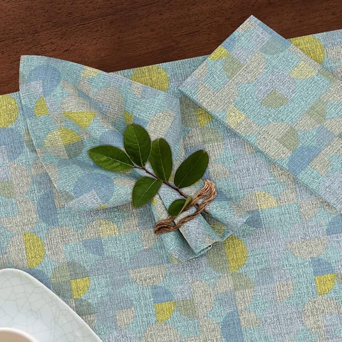 RUVANTI Cloth Napkins Set of 12 Cotton 100%, 18x18 Inches Napkins Cloth Washable, Soft, Absorbent. Cotton Napkins for Parties, Christmas, Thanksgiving, Weddings, Dinner Napkins Cloth - Quarterly