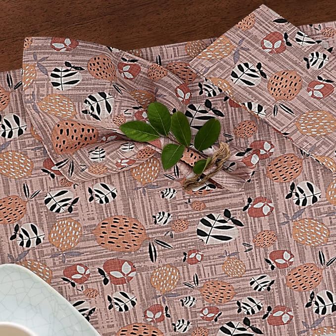 RUVANTI Cloth Napkins Set of 6 Cotton 100%, 18x18 Inches Napkins Cloth Washable, Soft, Absorbent. Cotton Napkins for Parties, Christmas, Thanksgiving, Weddings, Dinner Napkins Cloth - Dusty Palette