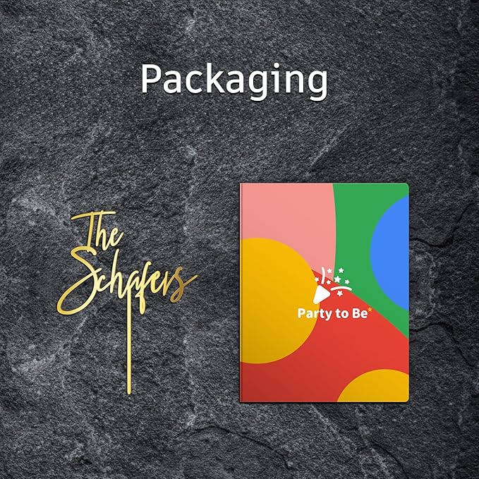 Wedding Cake Topper Custom Bride Groom Last Name Personalized Cake Decoration Anniversary Engagement Cake Topper in Acrylic D2 (Stadella)