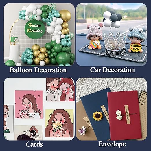 Adhesive Stick dots Two-Sided Sided Mounting Putty Stick Tack for Wall Hanging Crafts Balloons Festival Party Decorations,Clean Removable(1.2"*1.2"-180)