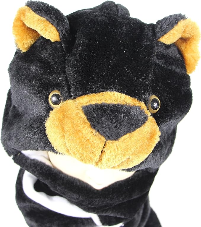 Plush Novelty Animal Hat: One Size Fits All Adults & Children/Soft, Warm Beanie Hat