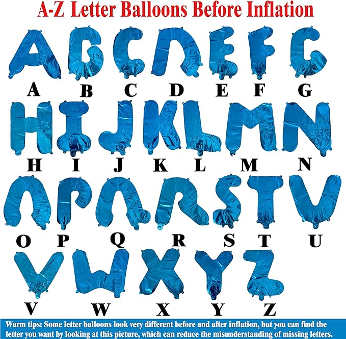 TONIFUL 52 Pieces 16 Inch Green Letter A-Z Balloons,Custom Phrase Mylar Foil Alphabet Letter DIY Personalized Phrase Banner for Birthday Anniversary Celebration Graduation Party Supplies Decoration