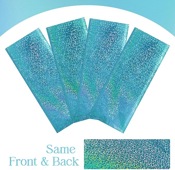 4 Pcs Pink&Blue Holographic Laser Tablecloths Iridescence Shiny Table Covers 40" x 108" Foil Rectangle Table cloths for Baby Shower Undersea Ocean Birthday Party Winner Wedding Party Décor