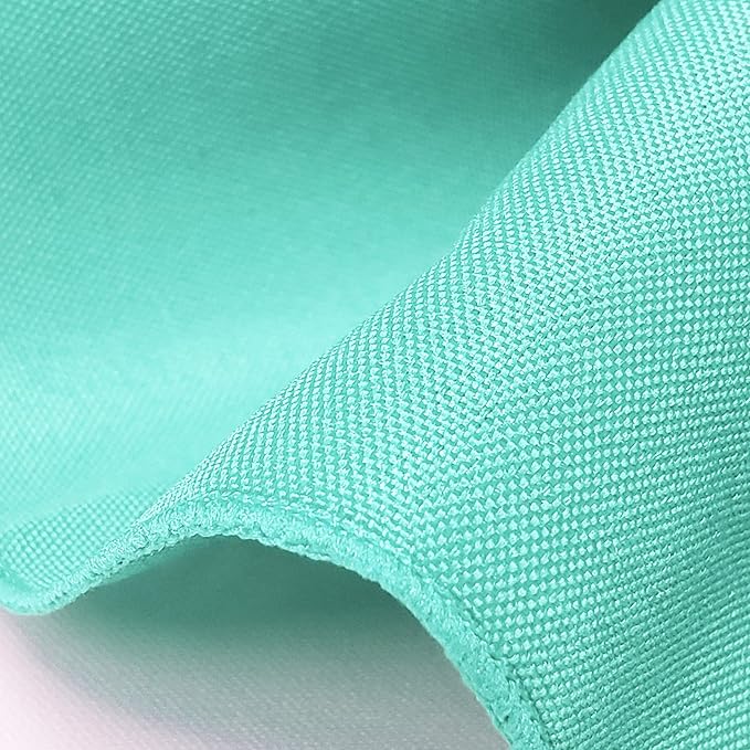 TableLinensforLess 17"x17" Polyester Cloth Napkins, Set of 6 (Baby Blue) | Easy-Care, No-Iron Finish, Superior Color Retention, Machine Washable