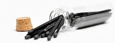 River Birch Decorative Matches in a Bottle with Striker - Cute & Colored - 3 Bottles, All Black Tip, 60 Matches