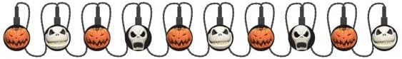 Disney Nightmare Before Christmas Decorative Hanging String Lights, 10 Lights,11.5 Feet Long