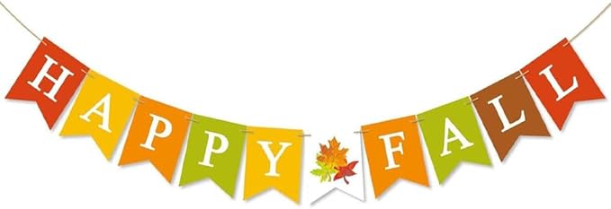 Fall Pumpkin Maple Leaf Hanging Swirls Autumn Swirls Streamers Happy Fall BannerThanksgiving Ceiling Hanging Decorations for Home Harvest Decor