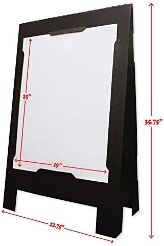 A-Frame Sign Stand 3 pack, Disposable, Cardboard CoraSign