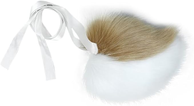 Zcargel Cosplay Rabbit Tail Plush Bunny Tail Cosplay Costume Bunny Tail for Halloween Costume Accessories