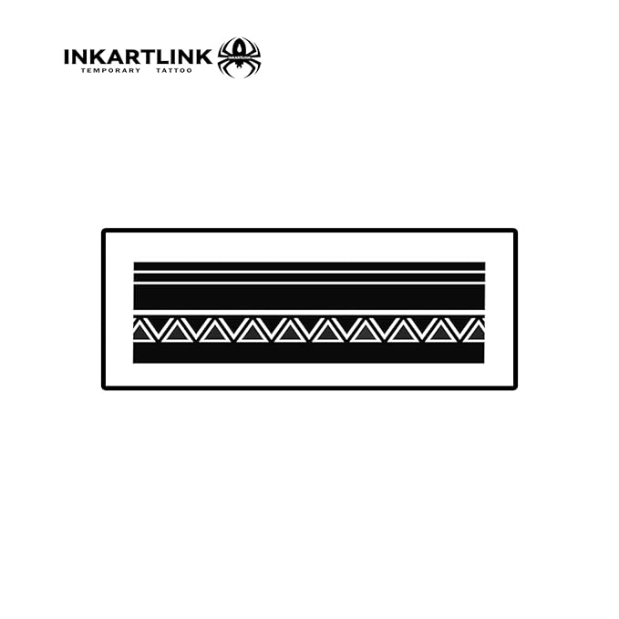 INKARTLINK semi-permanent temporary tattoos, realistic arm tattoos, waterproof and non-reflective, exquisite packaging, unique design (Armband 1)