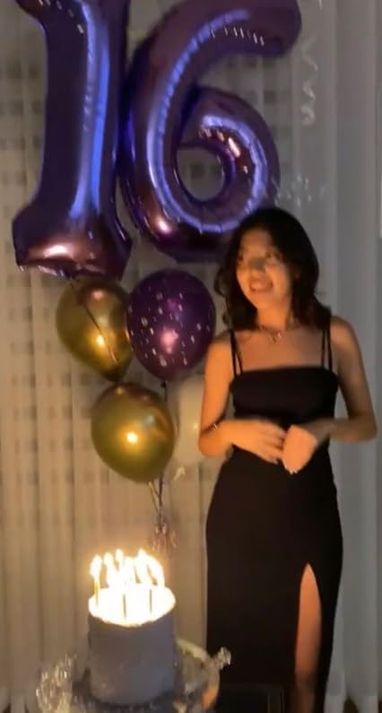 Purple Number 1 Balloon 40 inch, Number 1 Birthday Balloon for Boy Girl, Purple Foil One for 1st 10 11 12 16 18 Birthday Party, Anniversary Celebration Number Balloons Decorations
