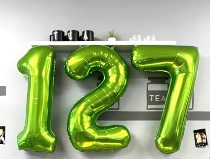 Light Green Number 1 Balloon 40 inch, Number 1 Birthday Balloons for Boy Girl, Light Green Foil One Balloon for 1st 10 11 12 16 18 Birthday Party, Anniversary Celebration Numbers Decorations