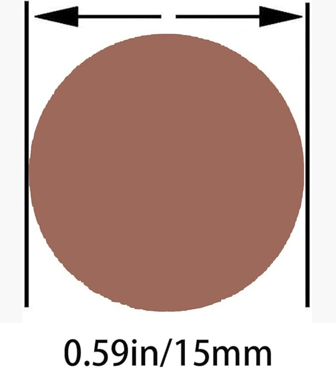 Rose Gold Metallic Foil Confetti for Wedding Birthday Party Decoration (0.59 inch, 2.12 oz /1 pack)