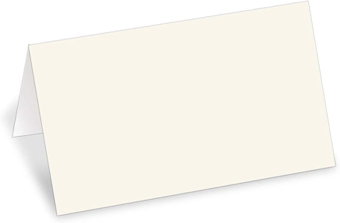 PaperDirect Cream Cover Stock Place Cards, 2 Inches x 3 1/2 Inches, 200-Pack