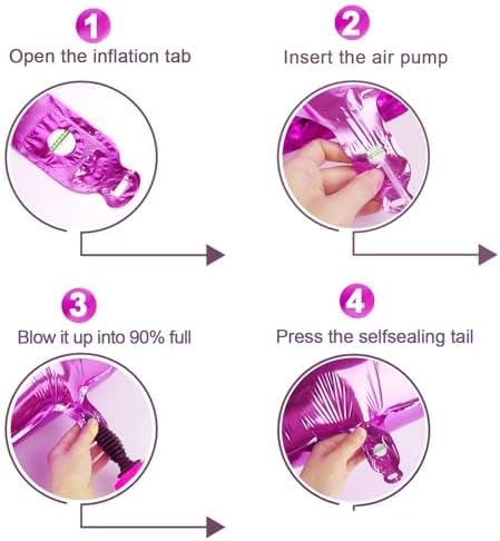Rosy Purple 2026 Number Balloon, Rosy Purple Number Balloons 40 Inch, 2026 Balloon Birthday Decorations, 2026 Birthday Party Supplies
