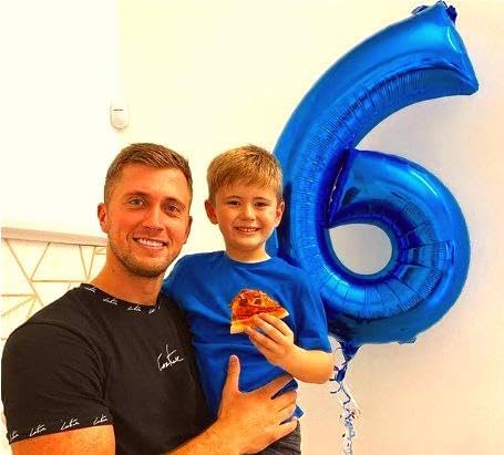 Giant Navy Blue 60 Balloon Number 40 Inch, 60 Number Balloons Birthday Supplies, 60 Year Old Birthday Party Celebration, 60 Balloons Graduations Anniversary Decorations