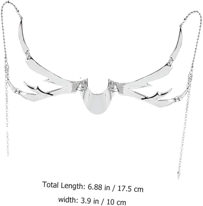Punk Style Metal for Women Half Face Irregular Shape Party Accessory for Halloween Mardi Gras and Role-playing Events