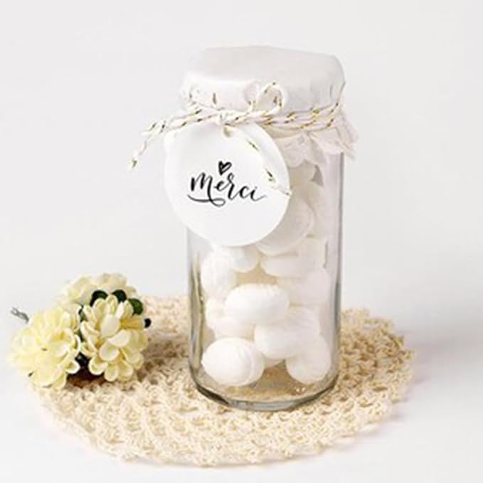 Custom Gift Tags with String, Personalized Tags for Favors, Customized Gifts Wrapping Labels, Wedding Items Birthday Party Favors Crafts Tag (Christmas Gift Tag- Version 1)
