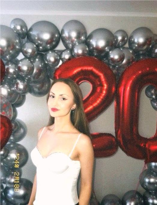 Red 40 Inch 0 Number Balloons, 0 Decorations for 10 20 30 40 50 60 70 80 90 100Birthday, Foil Giant Birthday Graduations Anniversary Party Balloons