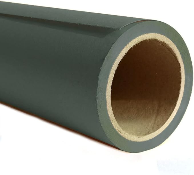 Seamless Photo Photography Backdrop Paper, Photo Background Paper Roll (Thunder Grey, 86”x16')