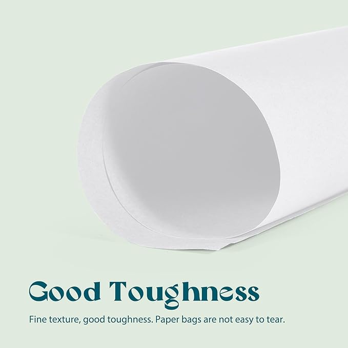 MESHA Gift Paper Bags 20Pcs 5.25x3.75x8 Inch White Small Shopping Kraft Bags Bulk with Handles Reusable for Business Grocery Birthday Wedding Kids Party Favors(Made in USA)