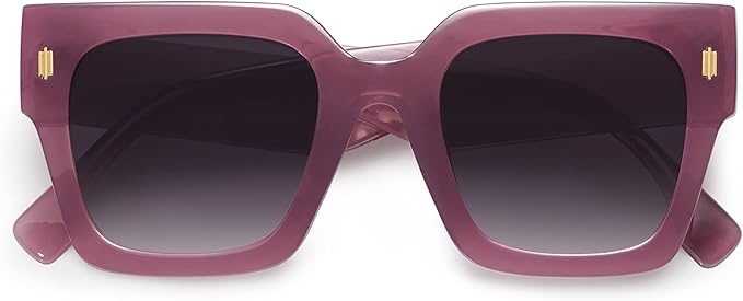 SOJOS Vintage Oversized Square Sunglasses for Women,Retro Womens Luxury Big Large Sun Glasses UV400 SJ2194