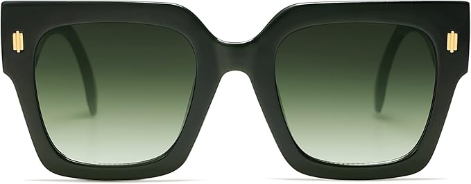 SOJOS Vintage Oversized Square Sunglasses for Women,Retro Womens Luxury Big Large Sun Glasses UV400 SJ2194
