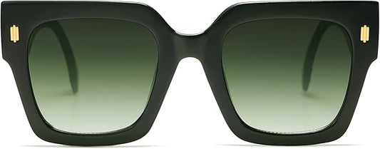 SOJOS Vintage Oversized Square Sunglasses for Women,Retro Womens Luxury Big Large Sun Glasses UV400 SJ2194