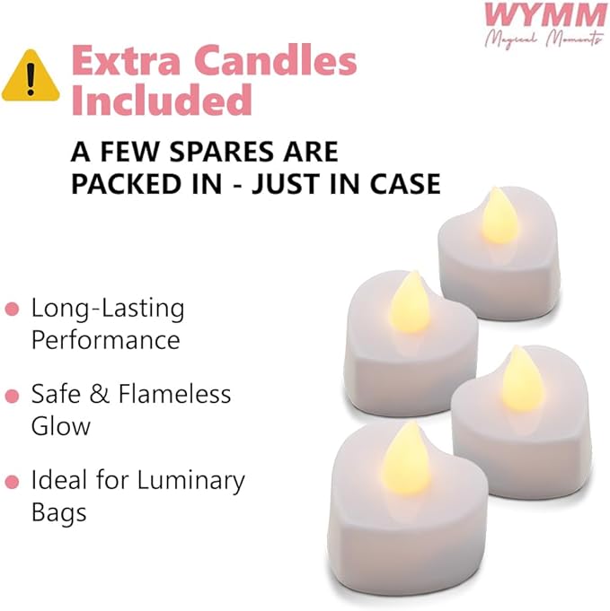 “MR & MRS” light up letters with Tealight Candles and Rose petals included. Luminary Paper Bags to be used as Wedding Decorations for Reception or as Newlywed Gift for the Honeymoon Suite